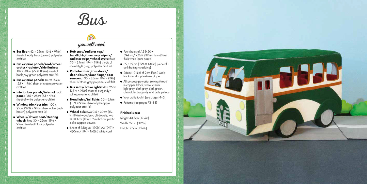 Sew Your Own Nursery Rhyme: Wheels on the Bus
